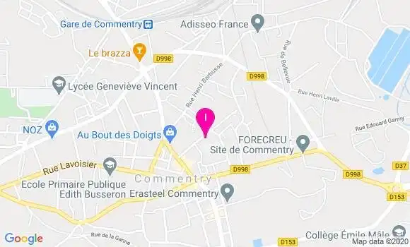 Localisation Marie Christine Maraud Odon