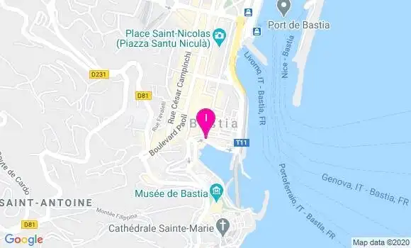 Localisation Raphaelle Martinetti