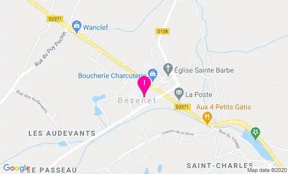 Localisation Clara Despreaux