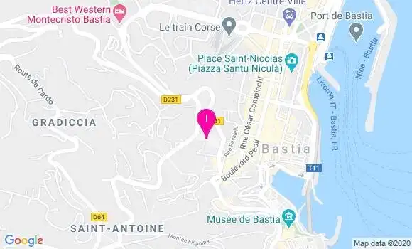 Localisation Andre Cristofari