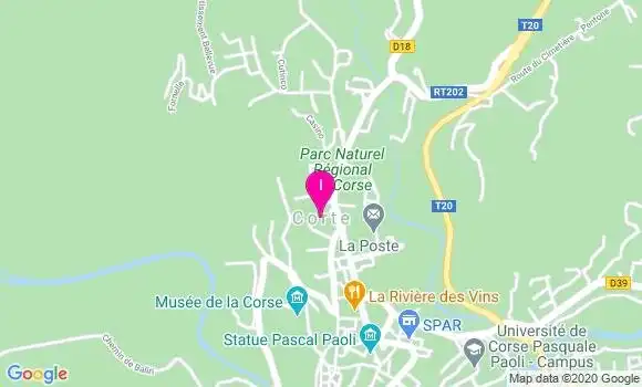 Localisation Pierre Jean Franceschini