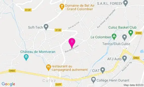Localisation Ghislaine Babolat