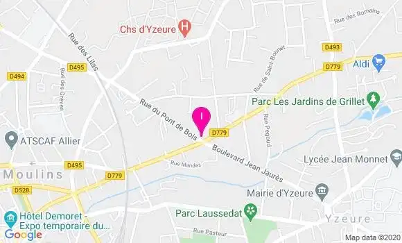 Localisation Genevieve Gaillard