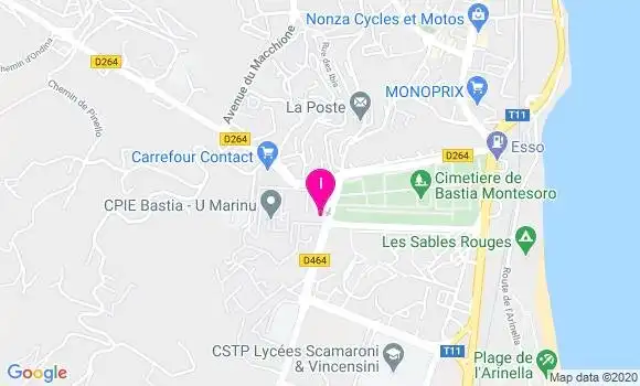 Localisation Angele Felicite Sisti