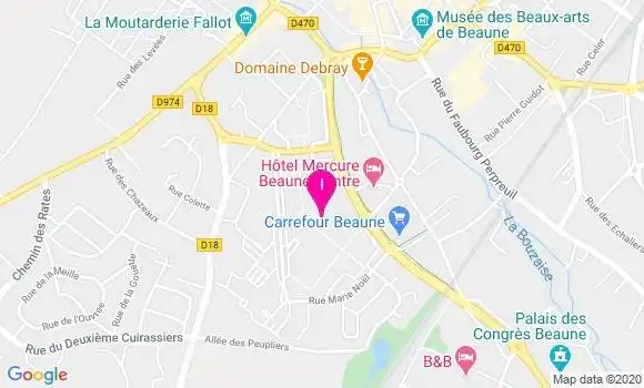 Localisation Helene Lions