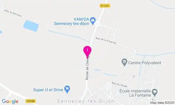 Localisation Murielle Brenot