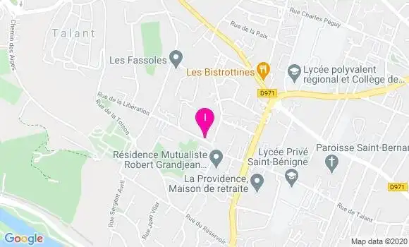 Localisation Elisabeth Nugues Juniot