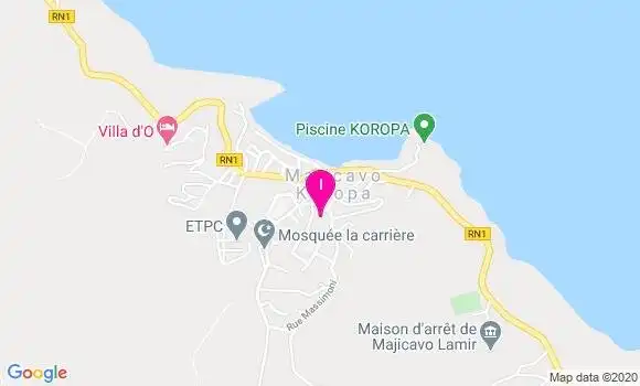 Localisation Clarisse Oili