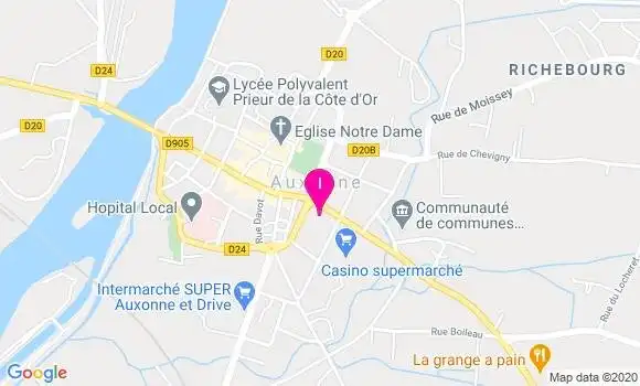 Localisation Audrey Courteaux