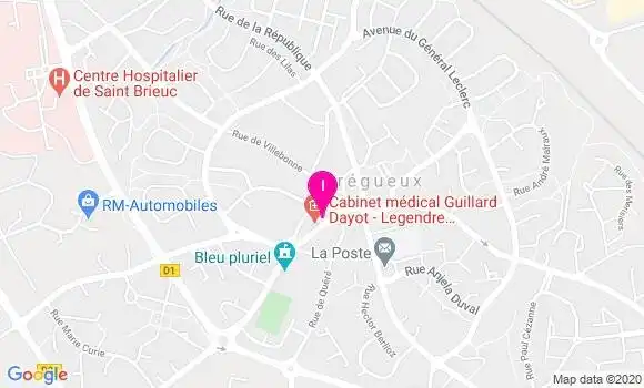 Localisation Martine Talbourdet