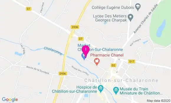 Localisation Sandra Chambost