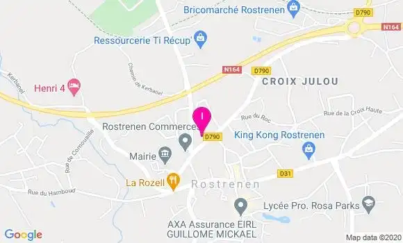Localisation Chantal Henaff Penvern