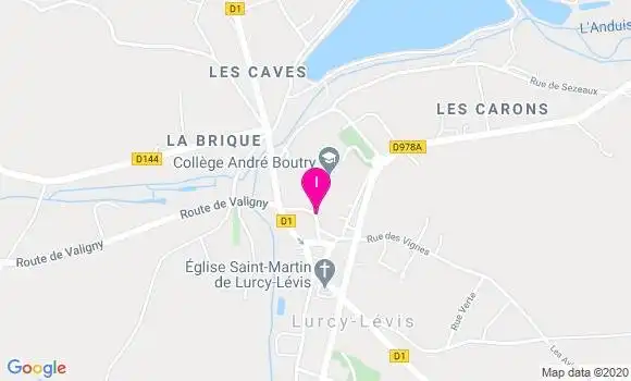 Localisation Odile Sarraud