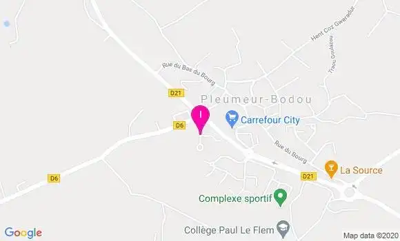 Localisation Efflam Bertalot