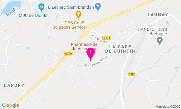 Localisation Delphine Le Louedec Blevat