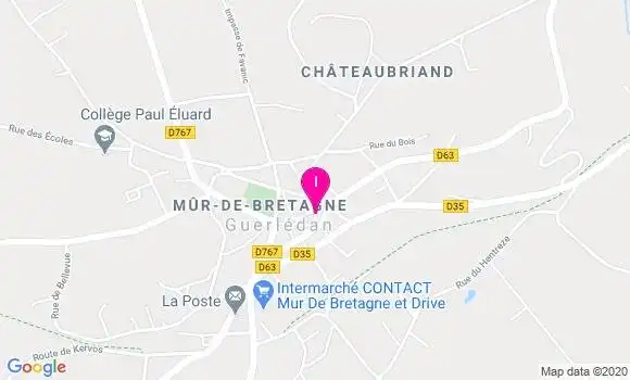 Localisation Patricia Audierne