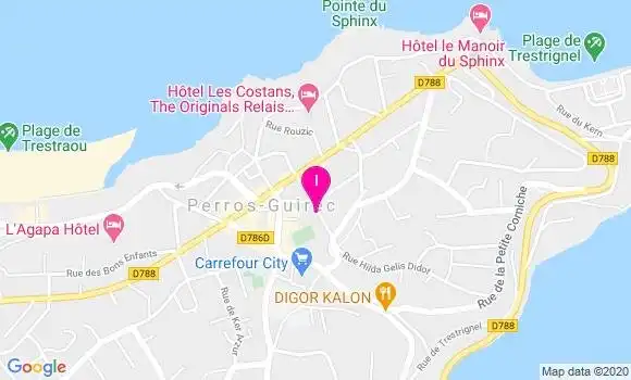 Localisation Carole Sibiril