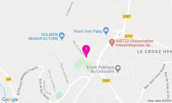 Localisation Servane Le Coz