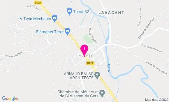Localisation Patricia Guinot