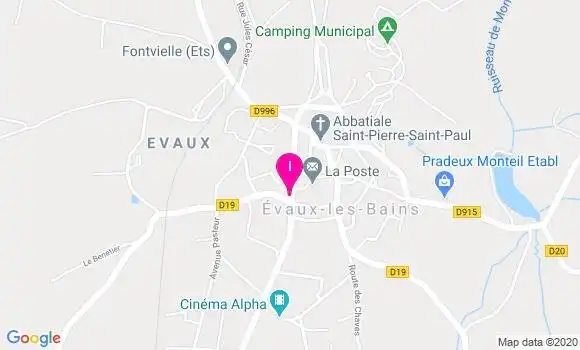 Localisation Patricia Aufaure