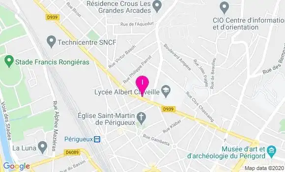 Localisation Jacqueline Laporte