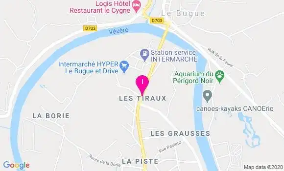 Localisation Ingrid Lebourdais