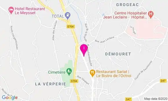 Localisation Amelie Secrestat