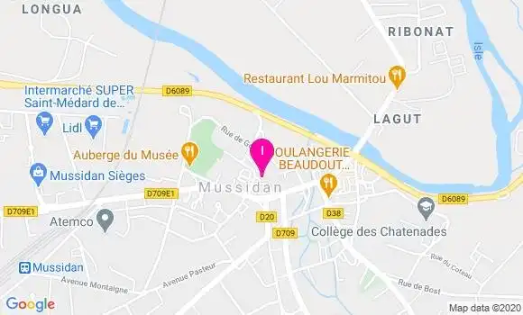 Localisation Isabelle Chaigne