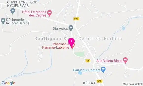 Localisation Samantha Le Goff