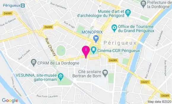 Localisation Ghislaine Oberkugler