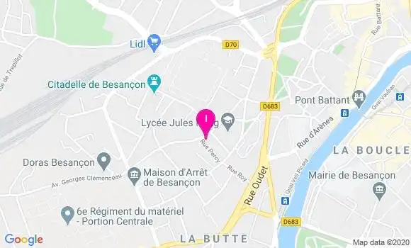 Localisation Damien Biguenet