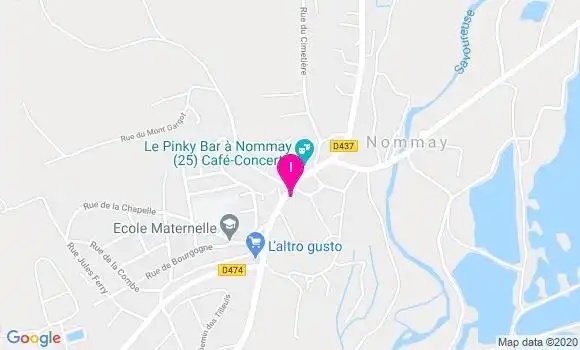 Localisation Nadege Fricker