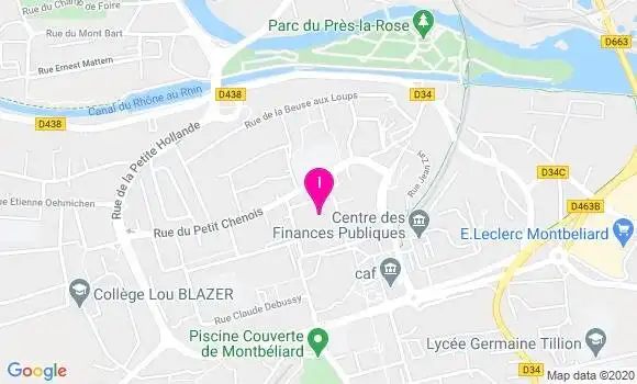 Localisation Frederique Sauvageot