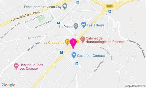 Localisation Nathalie Rey Delaunay
