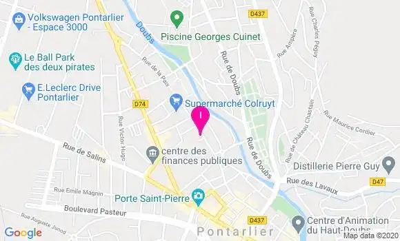 Localisation Pascale Jeunot