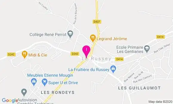 Localisation Emmanuelle Faivre