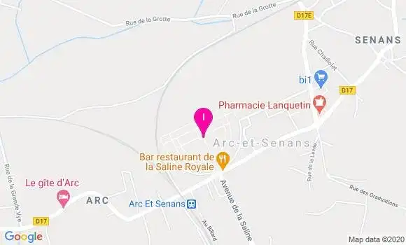 Localisation Alain Cussey