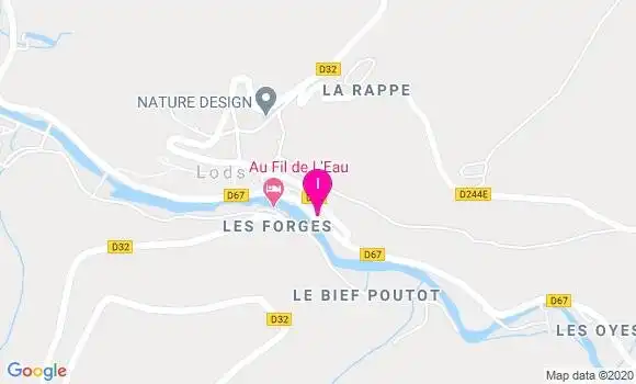 Localisation Benedicte Genestier Ratte