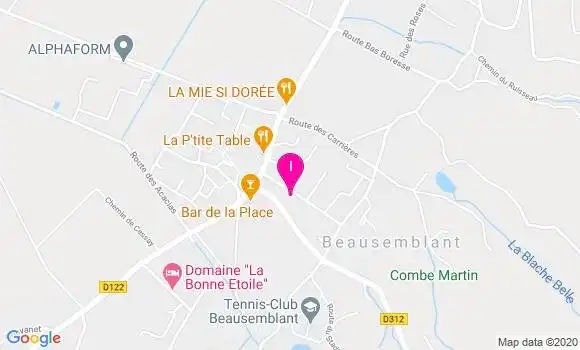 Localisation Jacqueline Blache