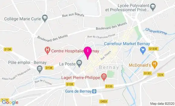 Localisation Corinne Viandier