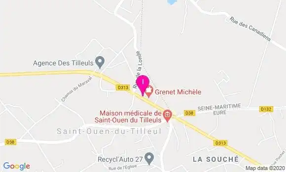 Localisation Emilie Gueroult