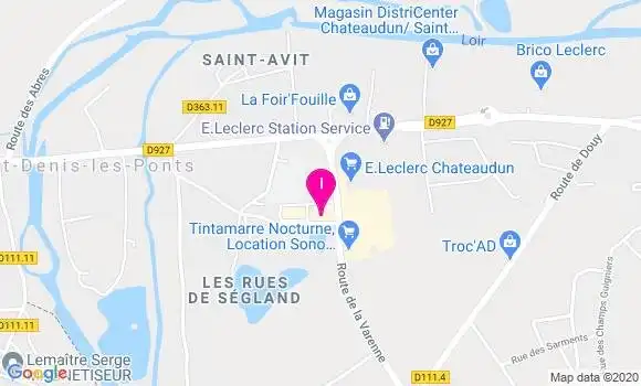 Localisation Christine Beaujouan