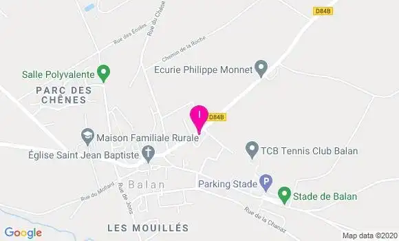 Localisation Laetitia Castera Garly