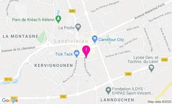 Localisation Odile Cloarec Abgrall