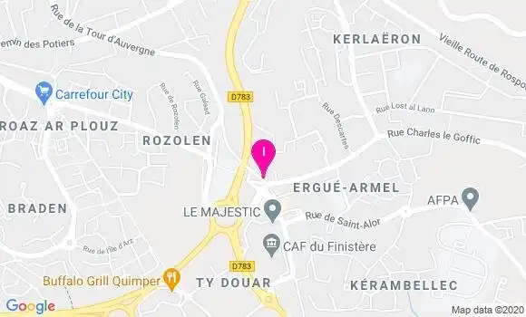 Localisation Fabienne Le Bars