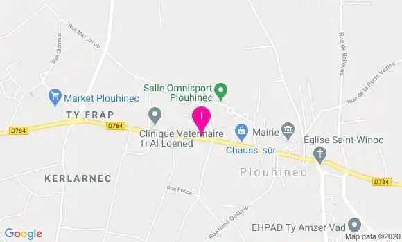 Localisation Rachel Daniel