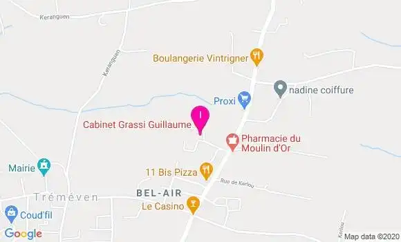 Localisation Cecile Le Yondre