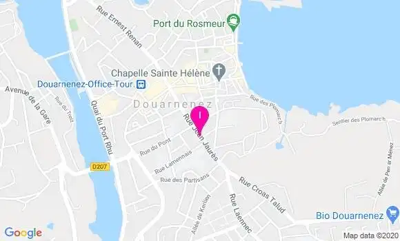 Localisation Nadine Coadou