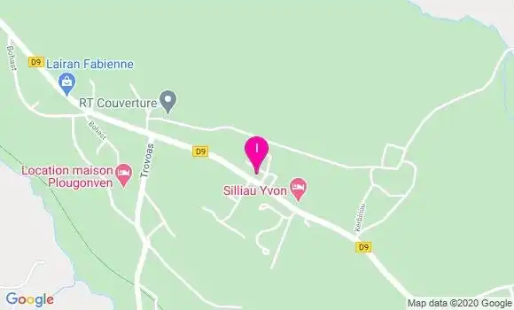 Localisation Odile Le Gac