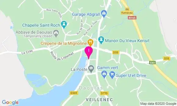 Localisation Josiane Jezegou